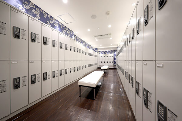 Locker room