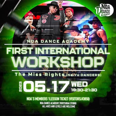 Ne-Yoツアーダンサー [ The Miss Rights ] 海外初のWORKSHOPを開催！！