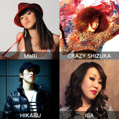 NOA DANCE CONNECT Vol.9募集ナンバーにMaRi、CRAZY SHIZUKA、HIKARU、IGAが追加になりました！